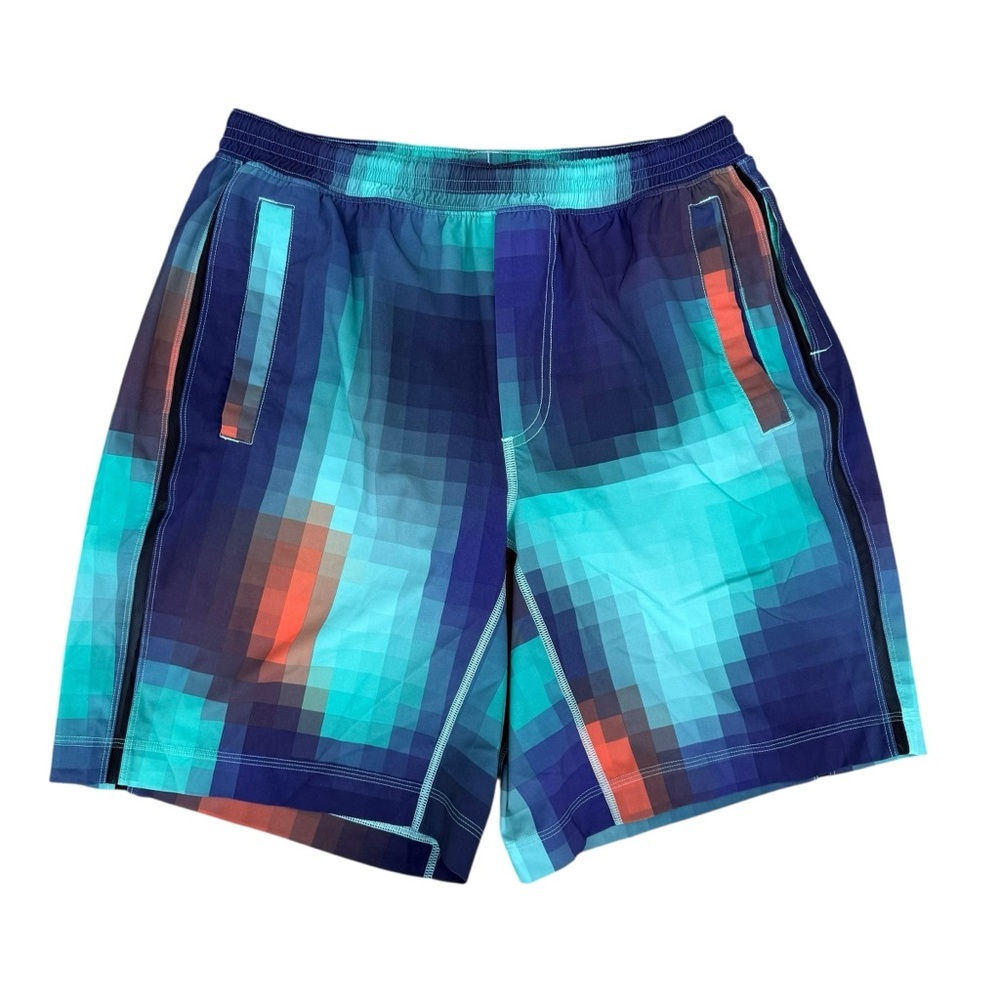Lululemon Pace Breaker Shorts 9” Inseam Lined Geo Print Mens Large